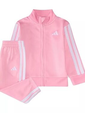 adidas Baby Girls' 2-Piece Classic Tricot Track Suit Set.